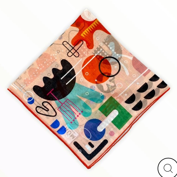 Mūr | Matisse Peach Scarf Bandana - Picture 2 of 3